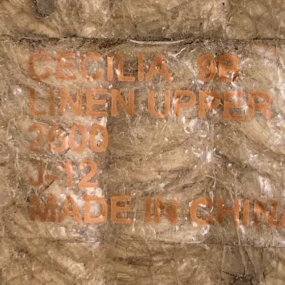 Ralph Lauren CECILIA Linen Espadrille Wedges sz 9 - Picture 14 of 16